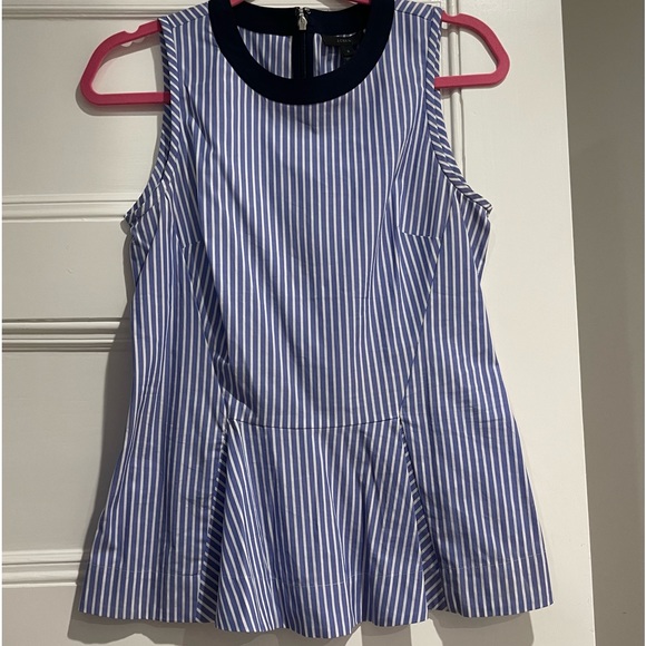 J.Crew Striped Peplum Tank Top size0 - Picture 2 of 11